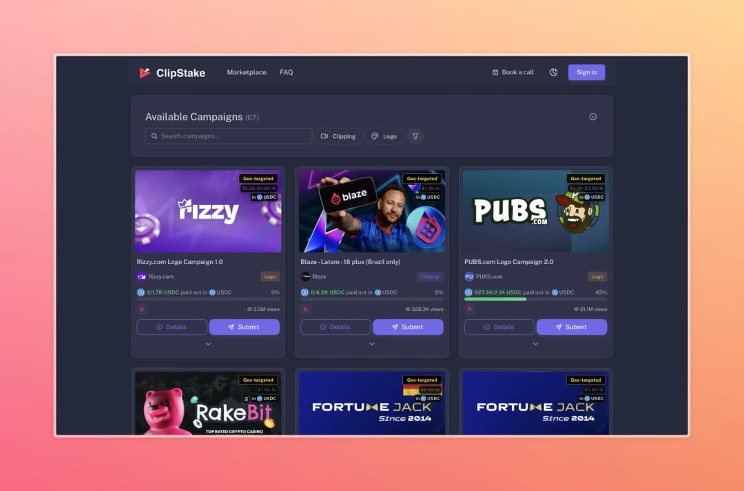 ClipStake v1